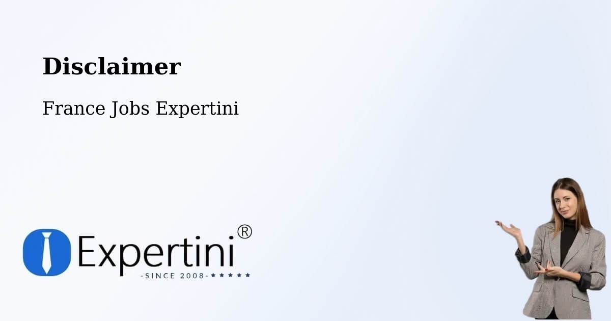 Disclaimer – Ingré - France Jobs Expertini
